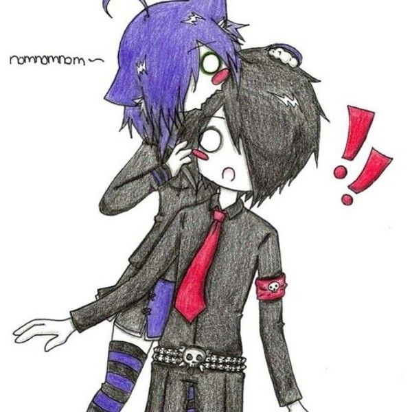 600x600 Huge Collection Of 'cute Emo Drawing' Download More Than - Cute Emo Drawings
