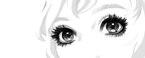 500x200 How To Draw Pretty Eyes - Cute Eyes Drawing