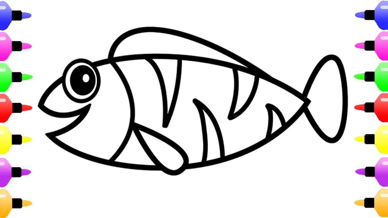 Cute Fish Drawing at PaintingValley.com | Explore collection of Cute ...