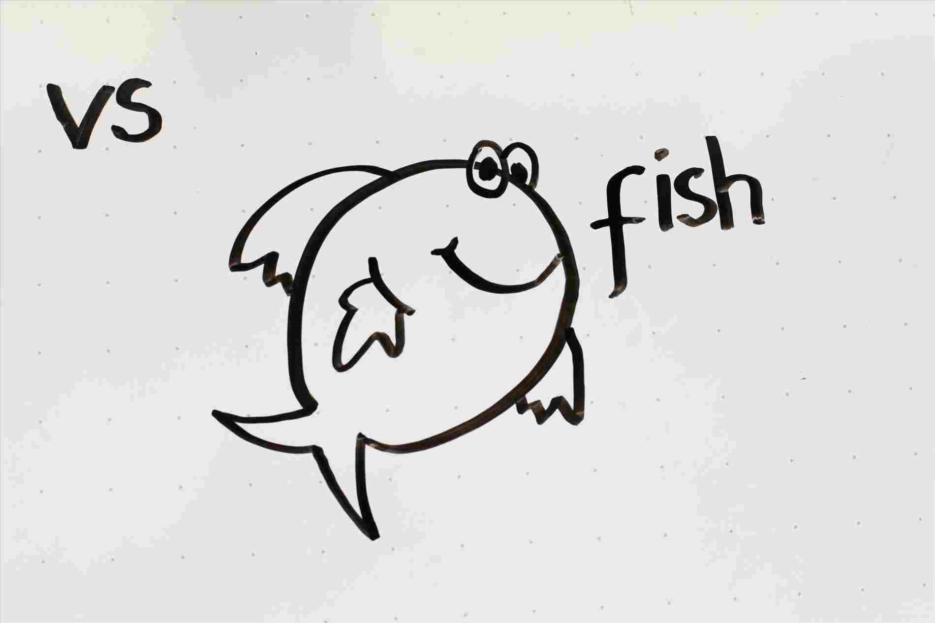 1900x1266 Simple Drawing Of Fish To Draw A Cute Fish Cartoon - Cute Fish Drawing