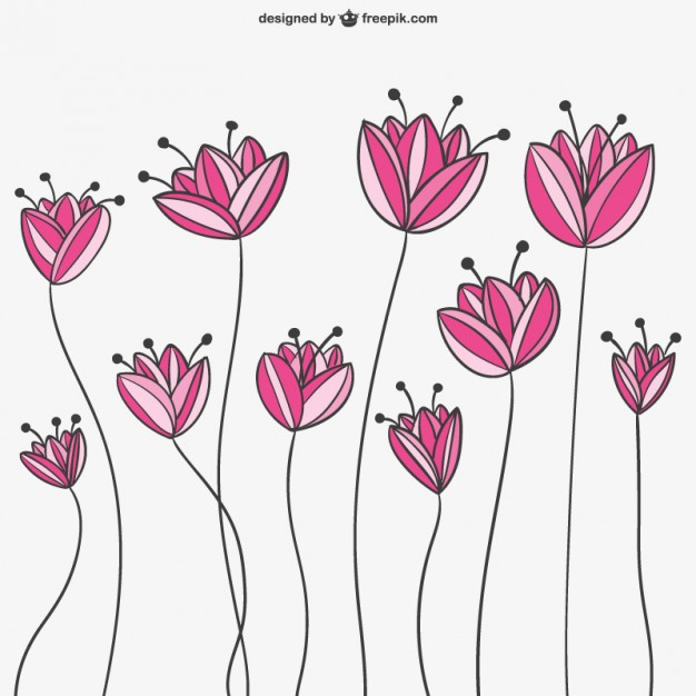626x626 Cute Flowers Drawing Stock Images - Cute Flower Drawings
