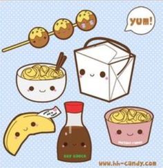 Cute Food Drawings