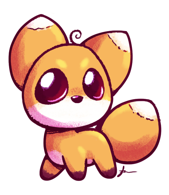 560x645 Image Result For Kawaii Fox Easy Cute Drawings In Cute - Cute Fox Drawing