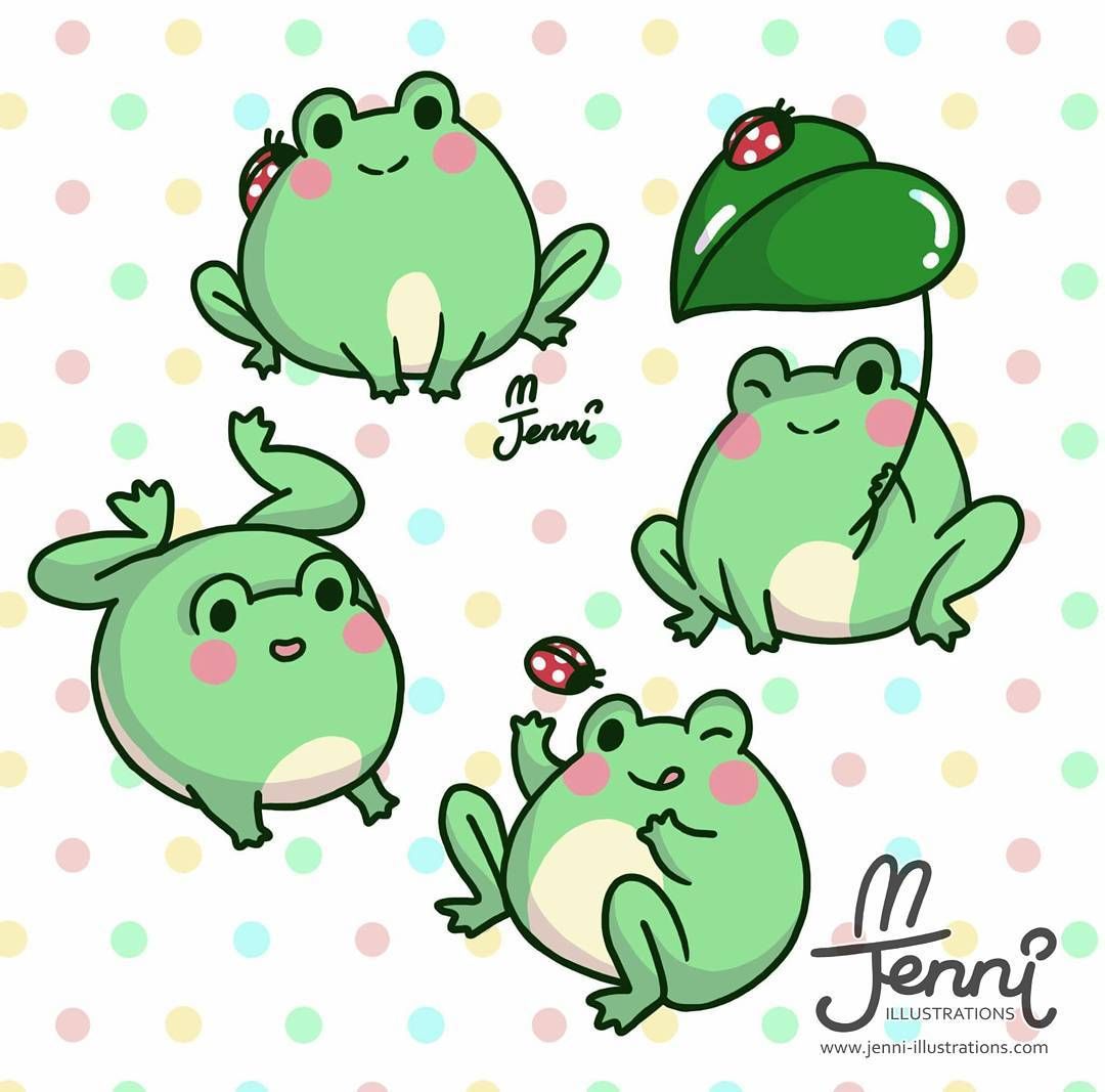 Cute Frog Drawing at PaintingValley.com | Explore collection of Cute ...