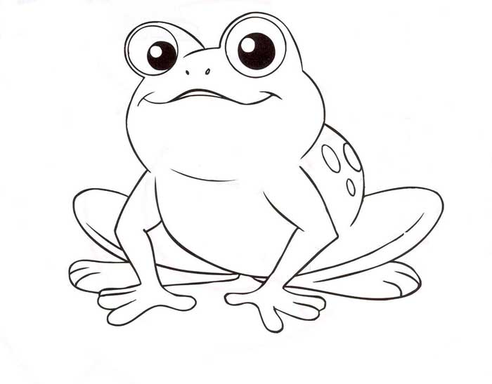 700x547 frog pictures to color coloring pages cute frogs coloring pages - Cute Frog Drawing