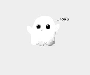 300x250 Cute Ghost Drawing - Cute Ghost Drawing
