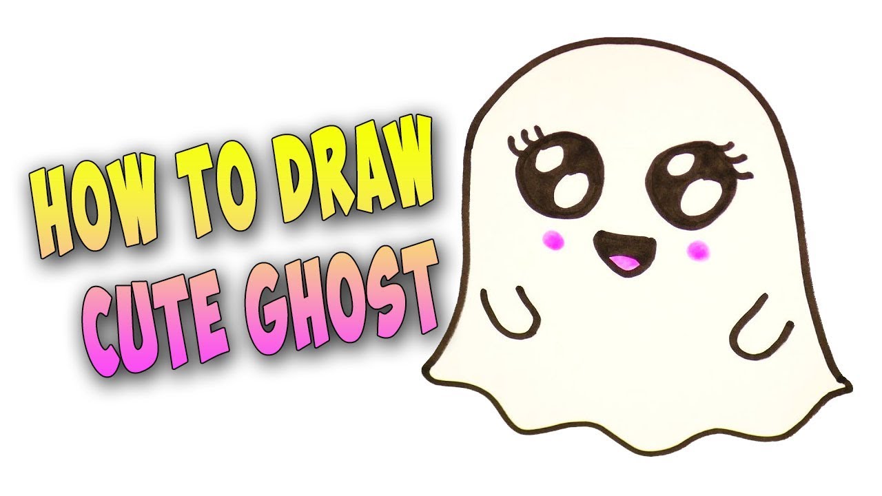 Cute Ghost Drawing at PaintingValley.com | Explore collection of Cute