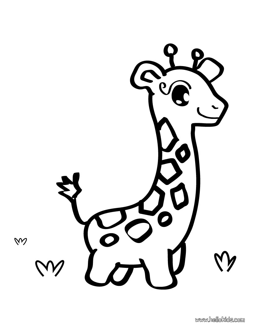 820x1060 Giraffe Easy Fun Pics Images - Cute Giraffe Drawing