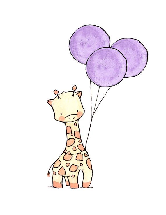 570x738 Miss Penny - Cute Giraffe Drawing