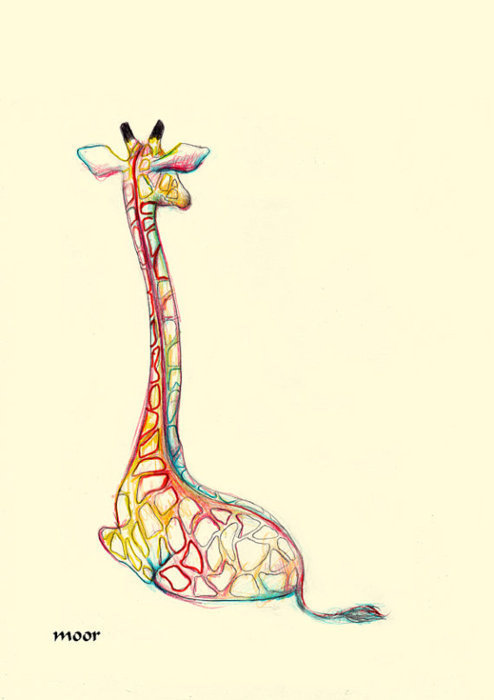 494x700 Hipster Giraffe Drawing Tumblr - Cute Giraffe Drawing Tumblr
