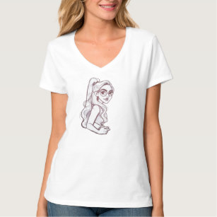307x307 Cute Girls Drawing Gifts On Zazzle Nz - Cute Girl Drawing