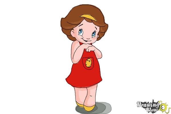 600x400 How To Draw A Cute Girl - Cute Girl Drawing