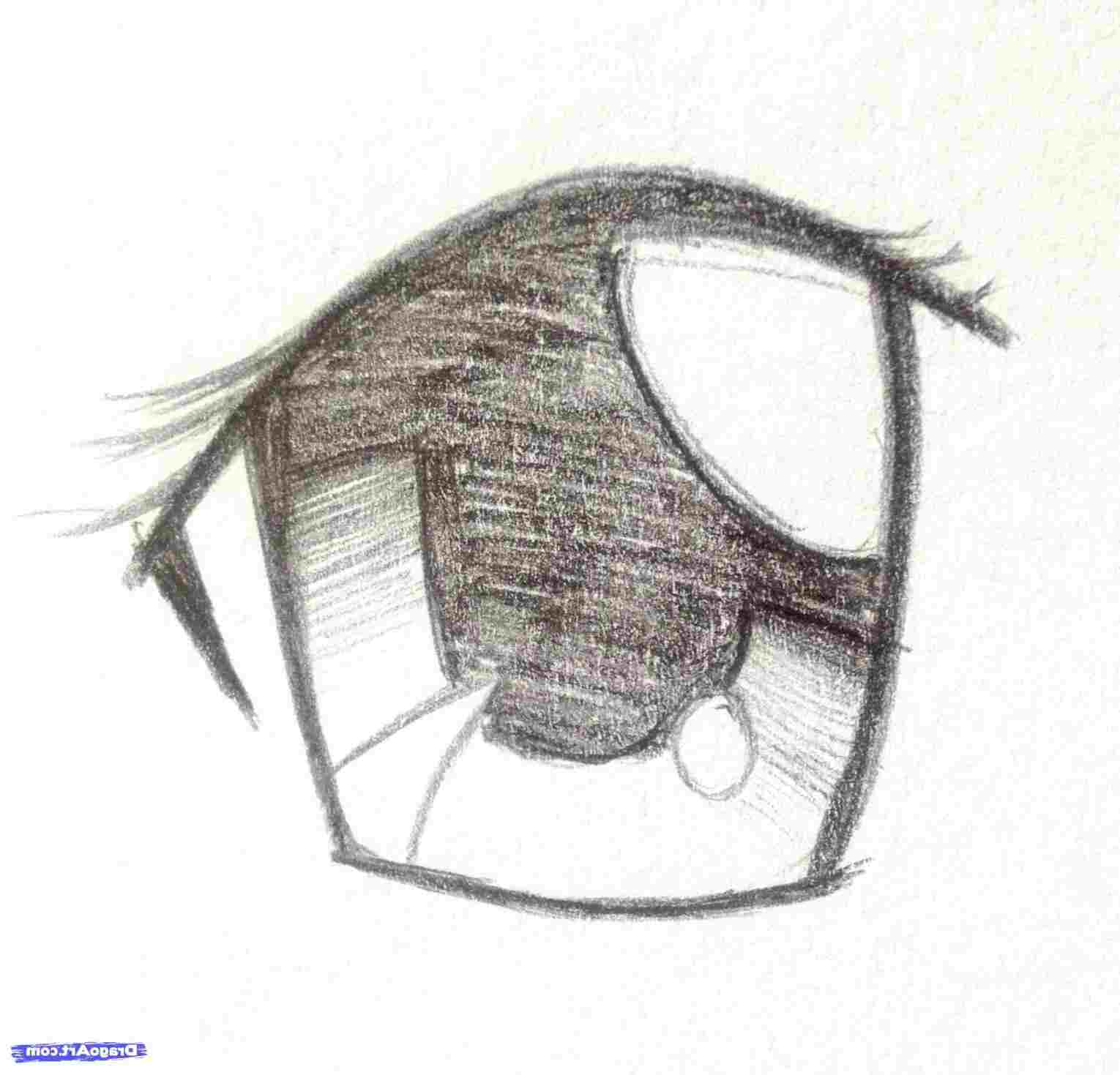 1530x1469 Anime Female And Male Eyes Pencil Only Youtuberhyoutubecom Cute - Cute Girl Drawing