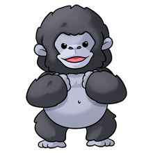 Cute Gorilla Drawing