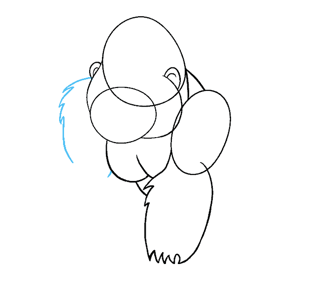 678x600 How To Draw A Cartoon Gorilla In A Few Easy Steps Easy Drawing - Cute Gorilla Drawing