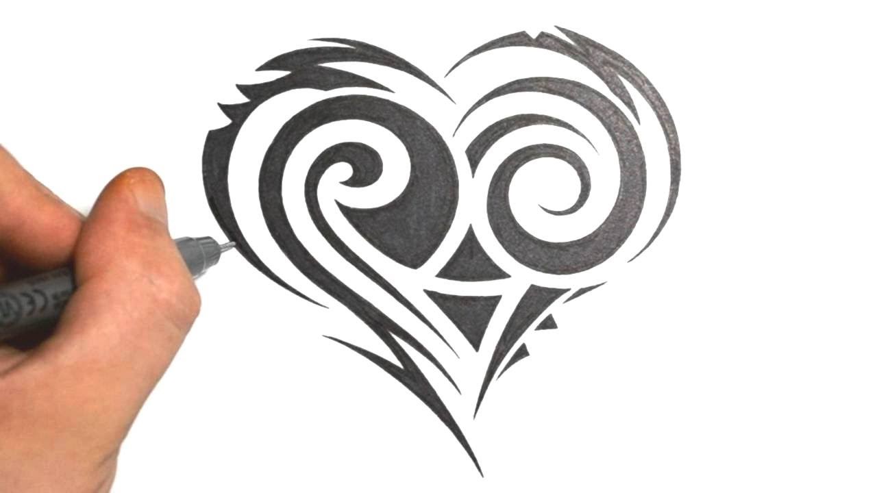 1280x720 Cute Heart Pictures To Draw - Cute Heart Designs Drawing