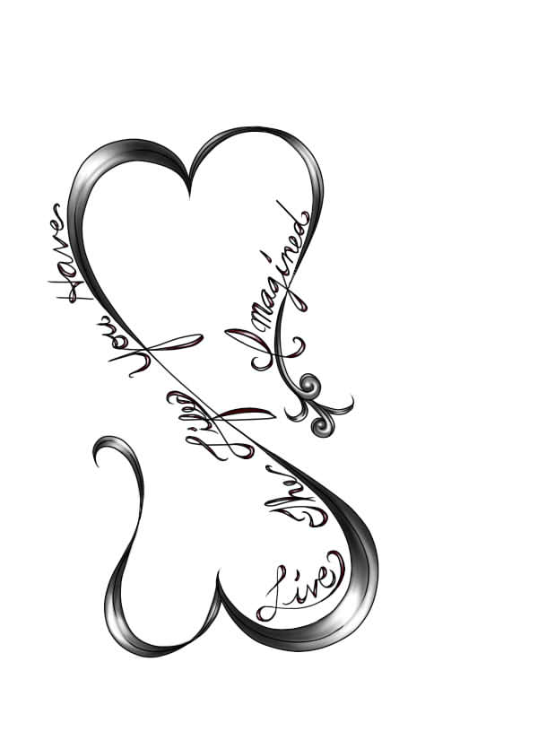 600x825 Cute Heart Tattoo On Middle Finger Tattoo Ideas - Cute Heart Designs Drawing