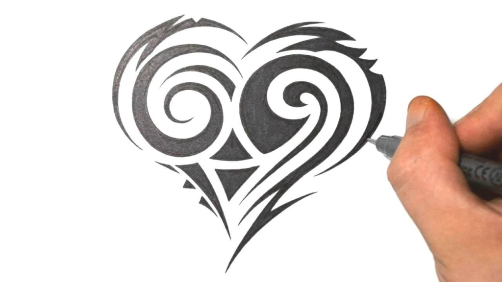 1024x576 Gallery Cute Heart Drawings - Cute Heart Drawings