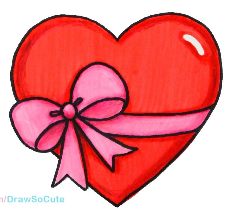 Easy Drawings To Draw Cute Hearts