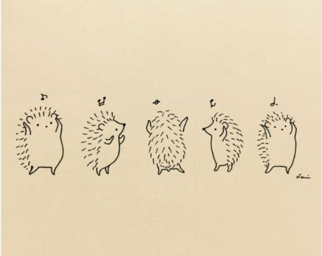 639x508 Image About Cute In Animals - Cute Hedgehog Drawing