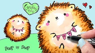 320x180 Draw A Hedgehog - Cute Hedgehog Drawing