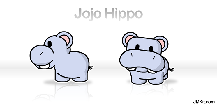 745x363 hippo cute anime fun pics images - Cute Hippo Drawing