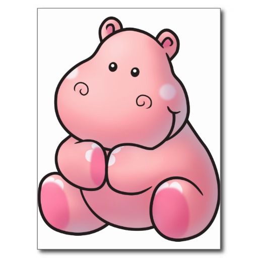 512x512 Hippo Cute - Cute Hippo Drawing