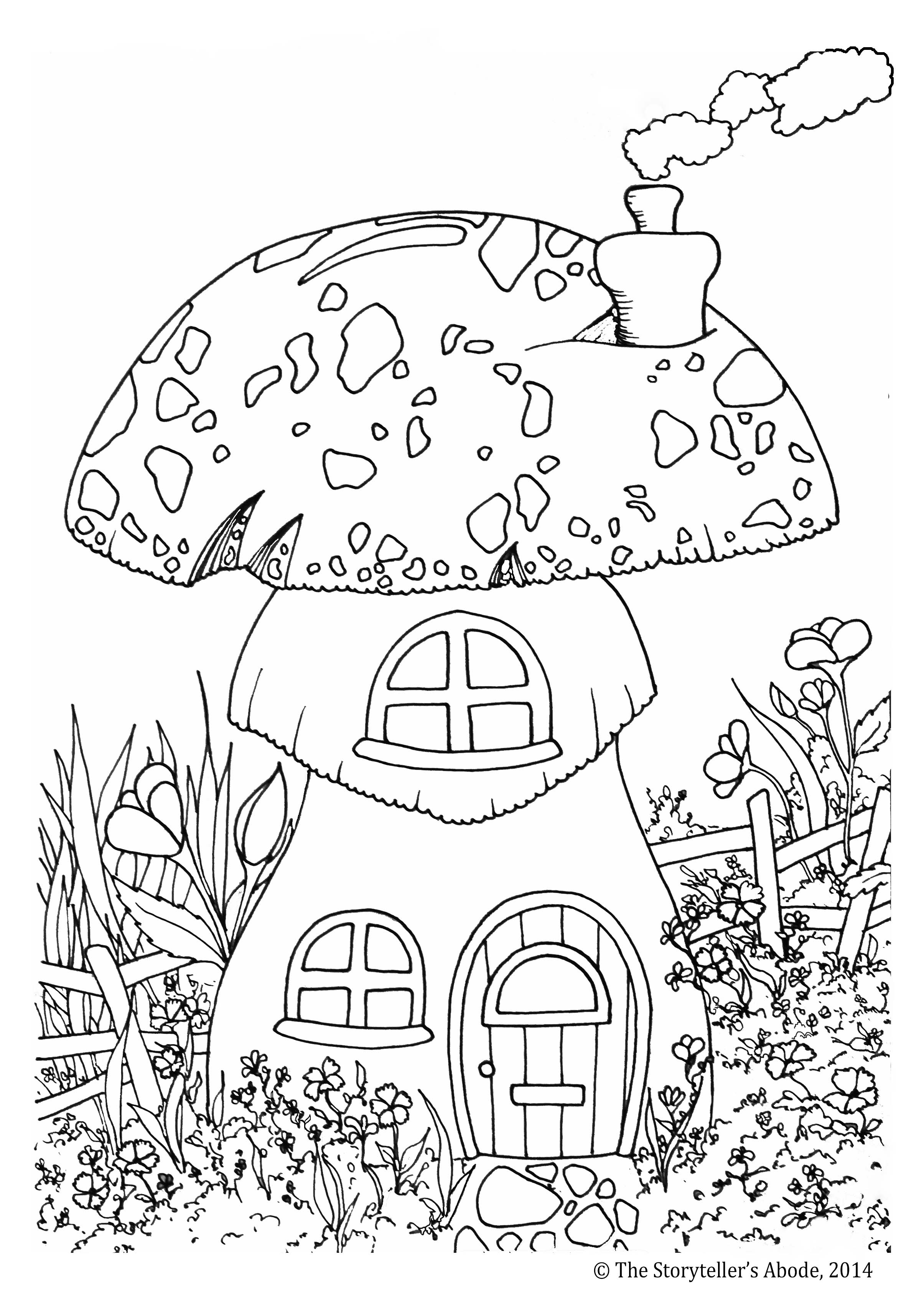 2409x3402 Cute House Drawing - Cute House Drawing
