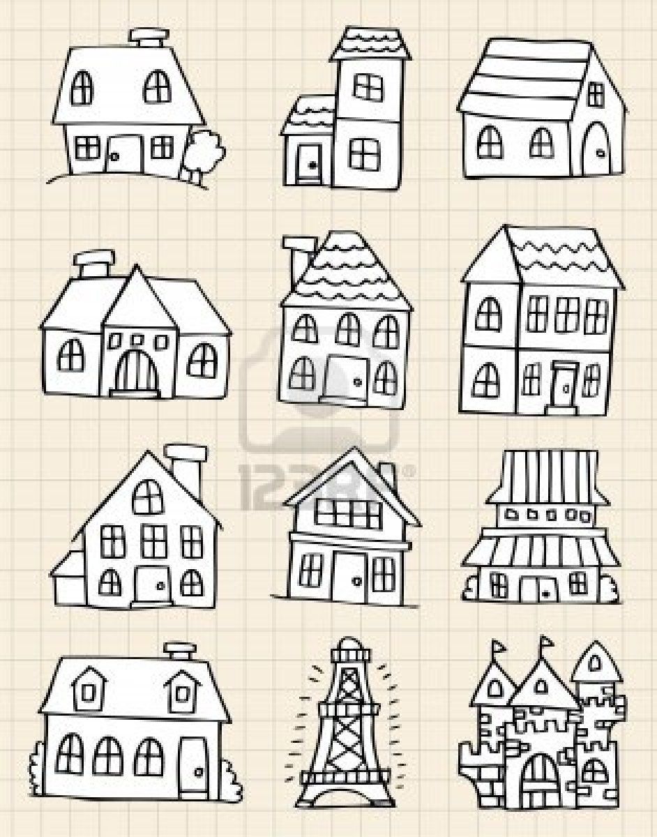 942x1200 Hand Draw Cute House - Cute House Drawing