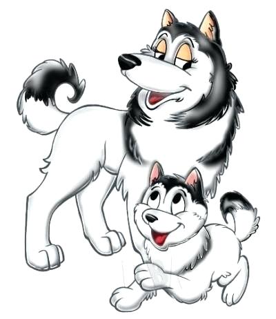 400x462 husky drawing best images on dog cute siberian cartoon easysurfer - Cute Husky Drawing