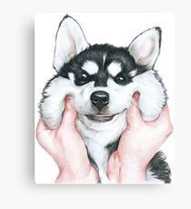 210x230 Husky Drawing Canvas Prints Redbubble - Cute Husky Drawing