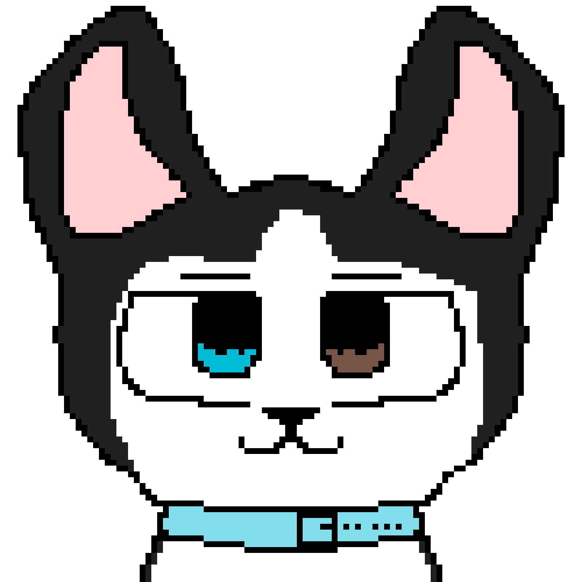 1200x1200 Pixilart - Cute Husky Drawing