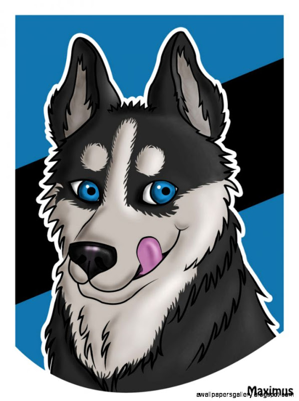 597x800 Cute Husky Drawing Wallpapers Gallery - Cute Husky Drawing