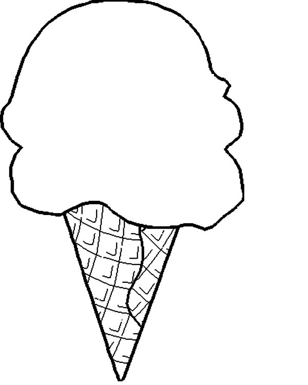 600x750 Cute Ice Cream Cone Drawing At Getdrawings Com Free For Personal - Cute Ice Cream Cone Drawing