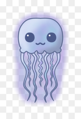 260x380 Jellyfish Png - Cute Jellyfish Drawing