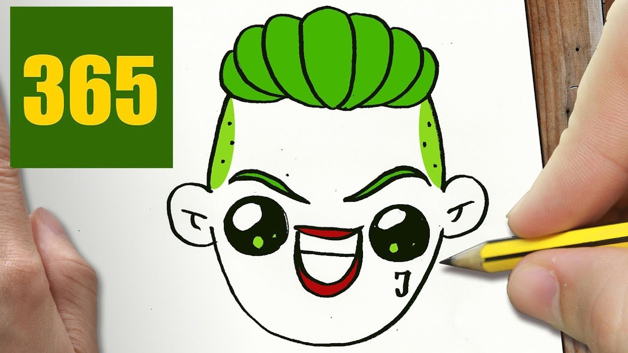 1280x720 How To Draw A Joker Cute, Easy Step - Cute Joker Drawing