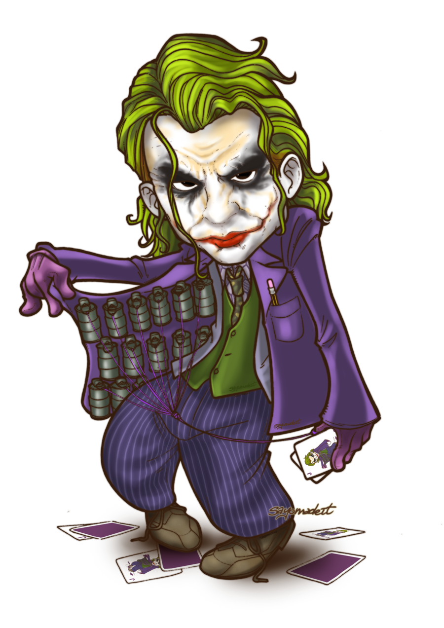 900x1273 Collection Of Free Joker Drawing Cute Cartoon Download On Ui Ex - Cute Joker Drawing
