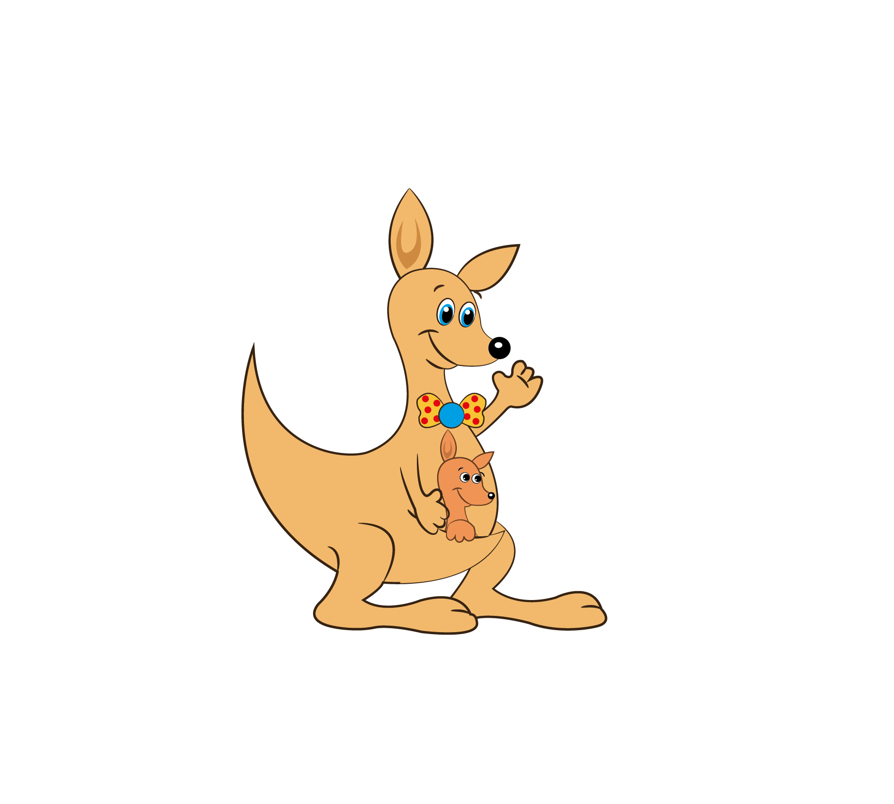 1810x1628 Cute Kangaroo Drawing - Cute Kangaroo Drawing