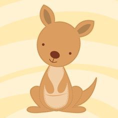 236x236 cute kangaroo pictures funny pictures kangaroo illustration - Cute Kangaroo Drawing