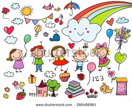 Cute Kid Drawings at PaintingValley.com | Explore collection of Cute ...