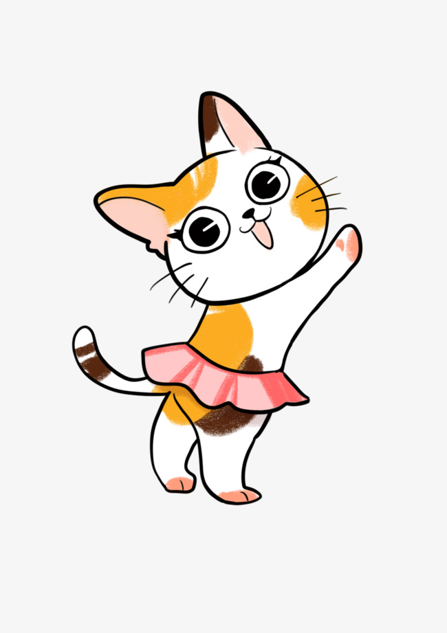 650x921 Cute Kitten Print Hand Drawing Image - Cute Kitten Drawing