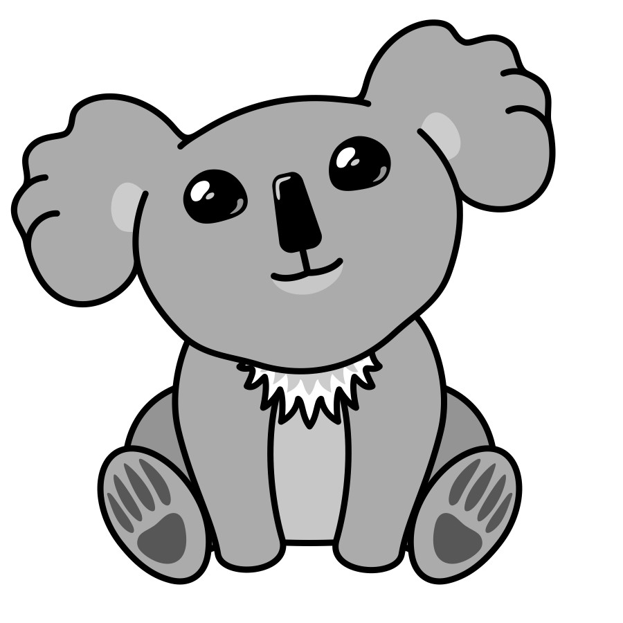 900x900 Entry - Cute Koala Bear Drawing