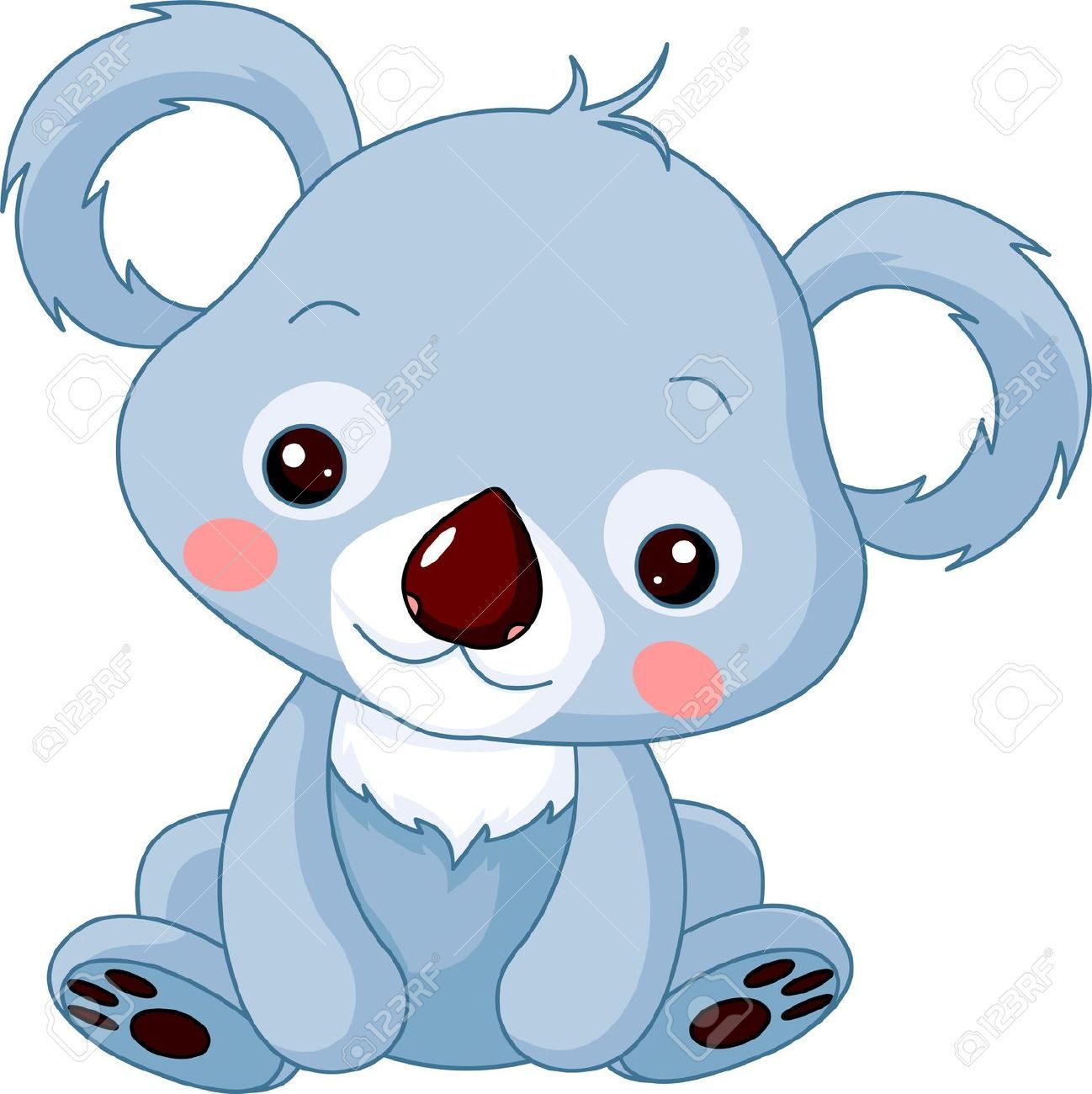 1298x1300 Baby Koala Drawings - Cute Koala Bear Drawing