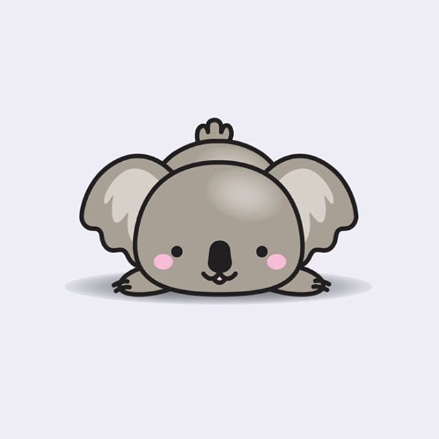 Cute Koala Drawing
