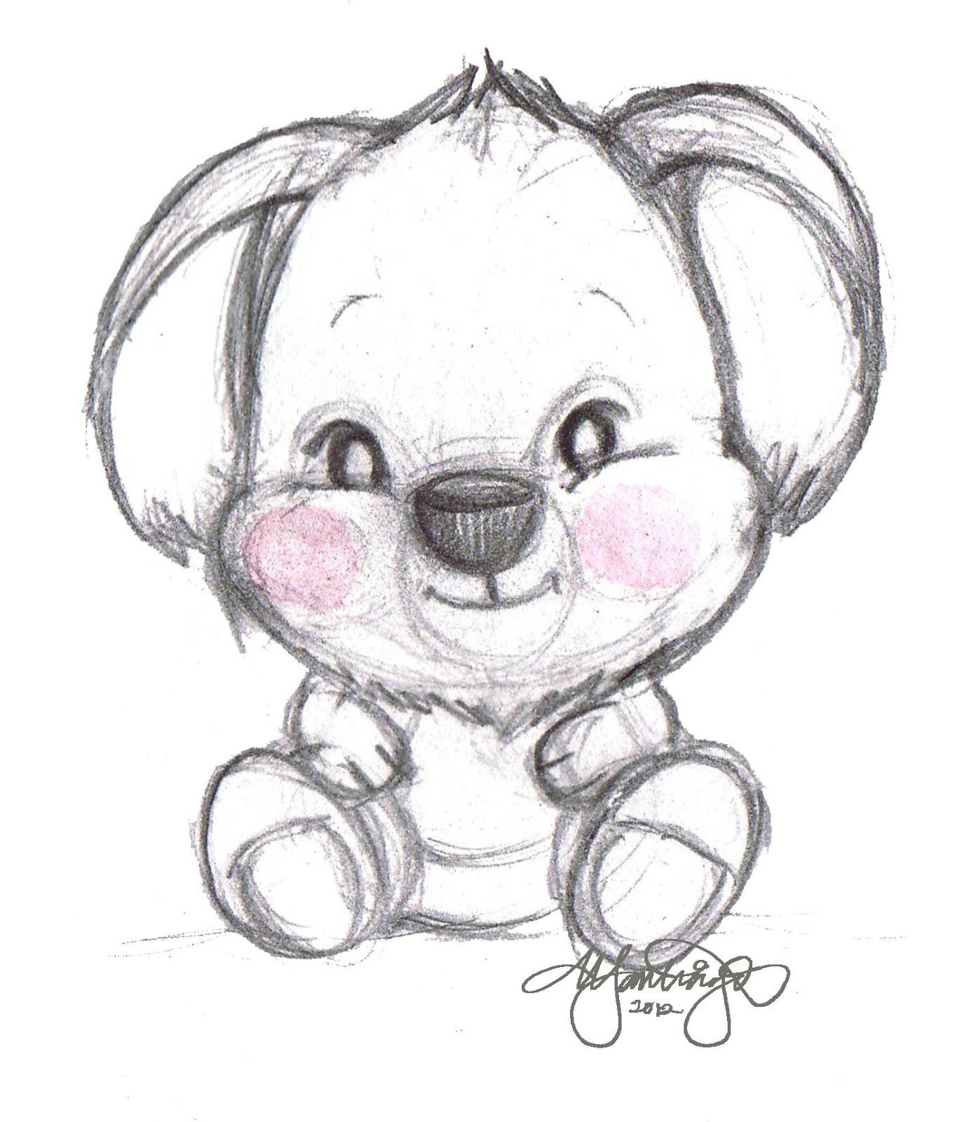 Cute Koala Drawing at PaintingValley.com | Explore collection of Cute ...