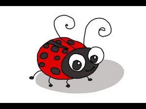 480x360 How To Draw A Ladybug For Kids - Cute Ladybug Drawing