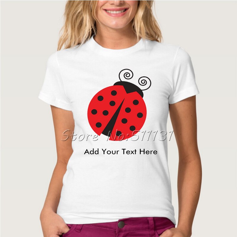 800x800 new arrival cute ladybug drawing printed t shirt summer women - Cute Ladybug Drawing