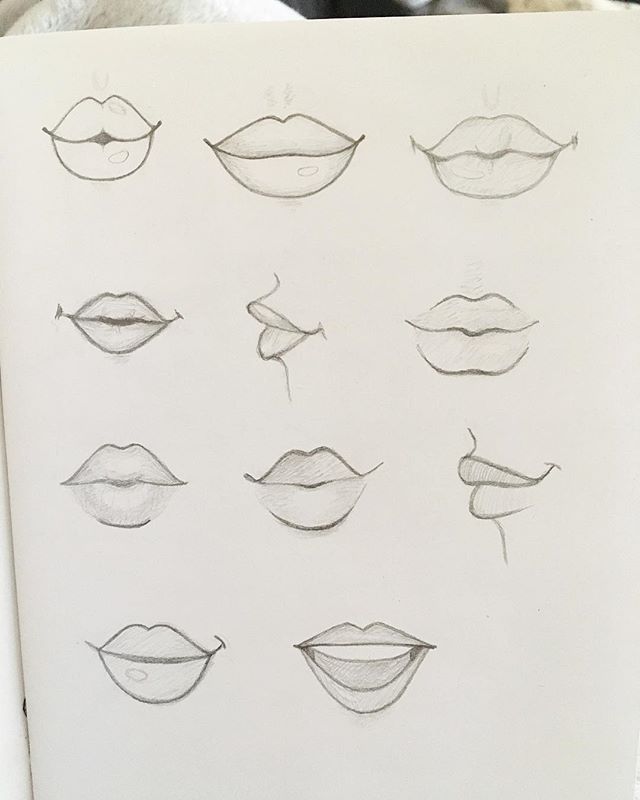 640x800 practicing drawing lipsseems like a strange thing to be doing - Cute Lips Drawing