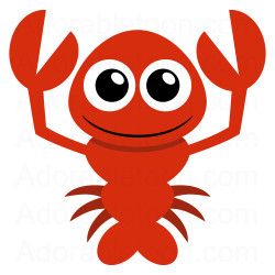 250x250 cute lobster clipart from marine electronics - Cute Lobster Drawing