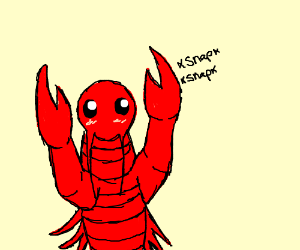 300x250 cute lobster drawing - Cute Lobster Drawing